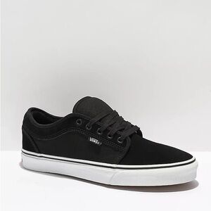 Vans Men's Black and White Sneakers